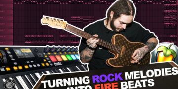 MAKING A GUITAR SAMPLED BEAT IN FL STUDIO! | TURNING ROCK MELODIES INTO TRAP BEATS
