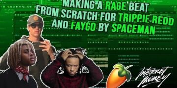 MAKING A RAGE BEAT FROM SCRATCH FOR TRIPPIE REDD AND SOFAYGO W/ SPACEMAN