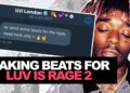 MAKING AN INSANE BEAT FOR LUV IS RAGE 2 | MAKING A LIL UZI VERT TYPE BEAT FROM SCRATCH