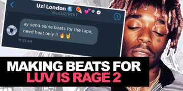 MAKING AN INSANE BEAT FOR LUV IS RAGE 2 | MAKING A LIL UZI VERT TYPE BEAT FROM SCRATCH