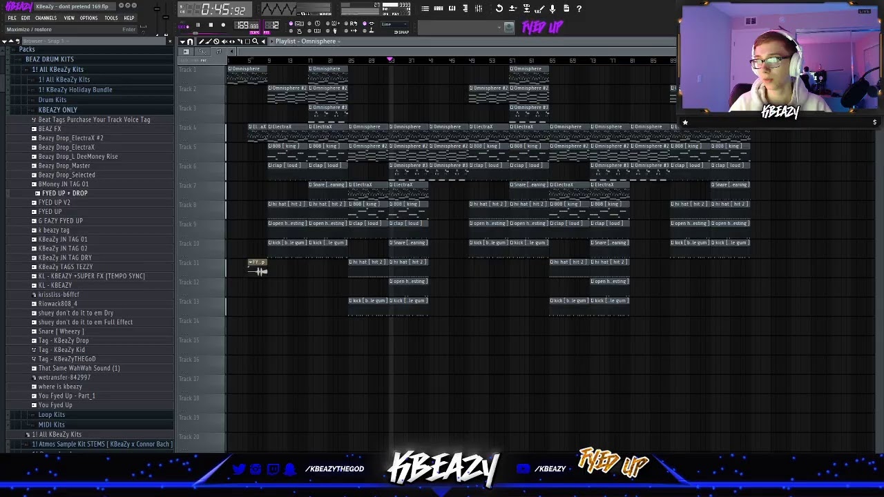 Making Beats Live For Hours w KBeaZy