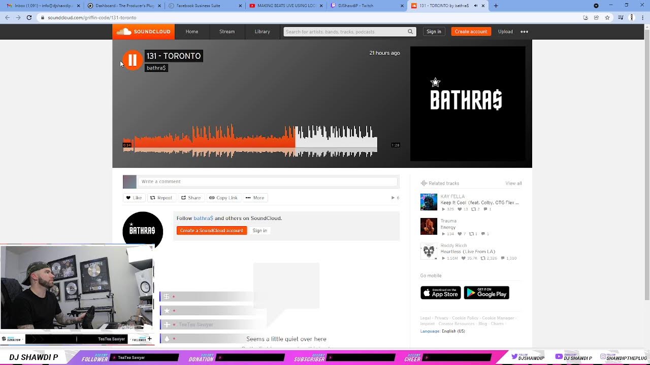 MAKING BEATS LIVE USING LOOP KITS!