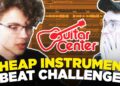 MAKING BEATS WITH CHEAP INSTRUMENTS FROM GUITAR CENTER | How To Make Beats With Live Instruments