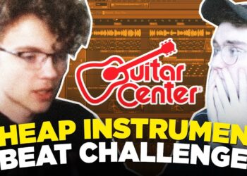 MAKING BEATS WITH CHEAP INSTRUMENTS FROM GUITAR CENTER | How To Make Beats With Live Instruments