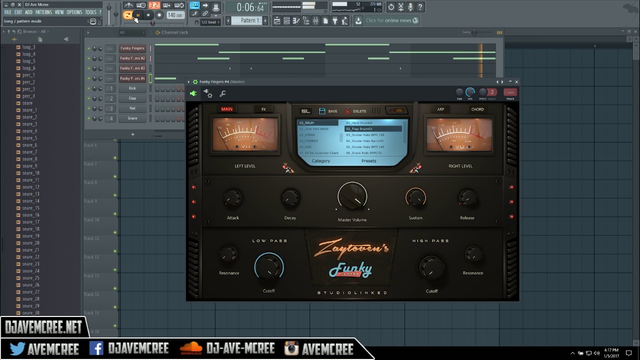 Making beats with Zaytoven plugin