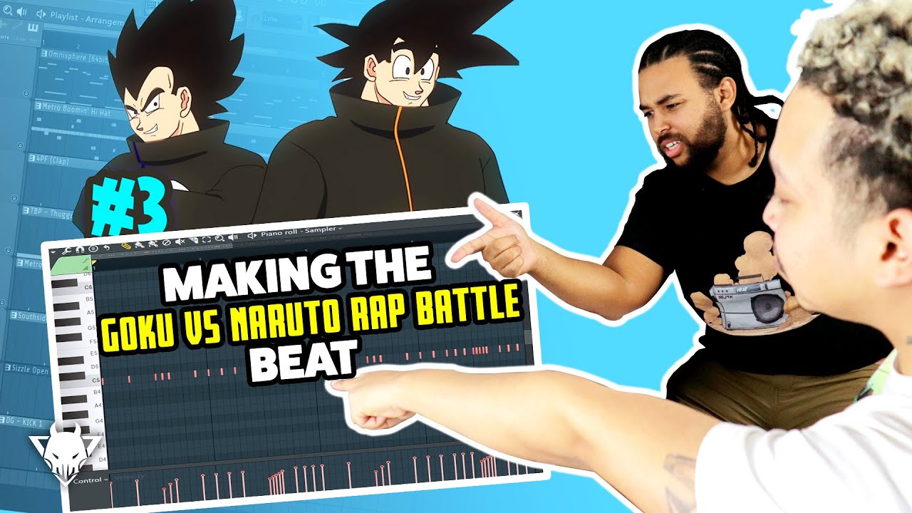 Making The Goku vs Naruto Rap Battle 3 Beat With @SSJ9K