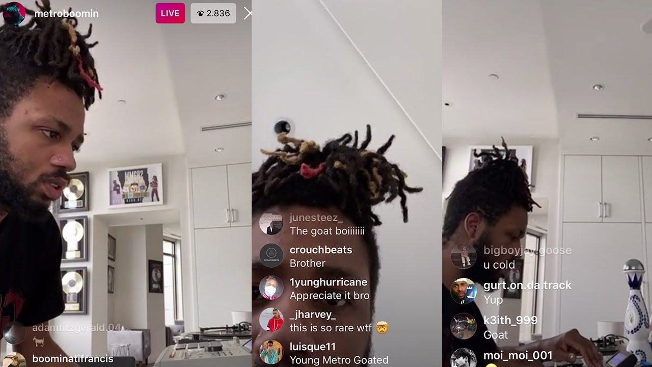 Metro Boomin Cooks Up on Instagram Live  [2020]
