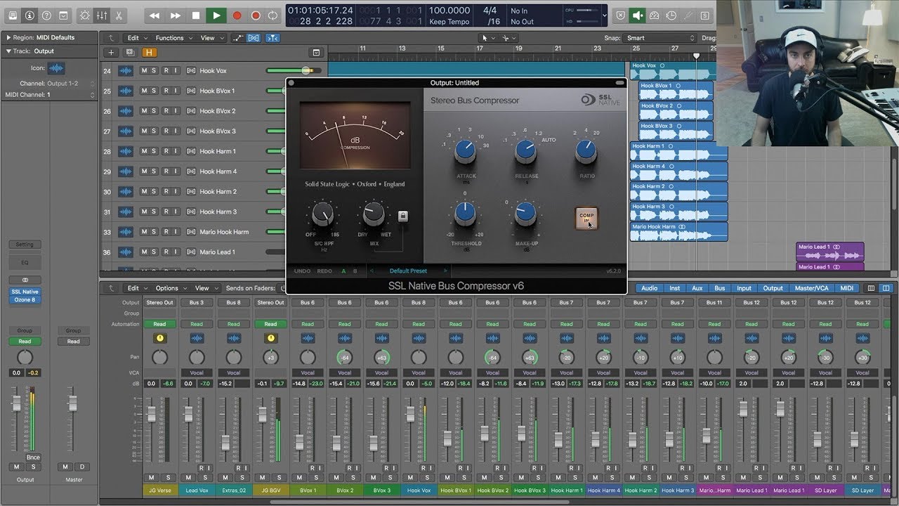 Modern Master Bus Compression  SSL Style