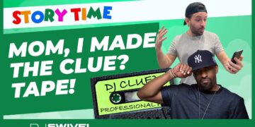 Mom, I made the Clue tape!