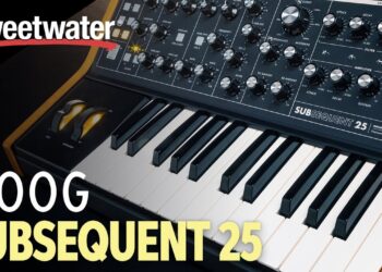 Moog Subsequent 25 Analog Synthesizer Demo by Daniel Fisher