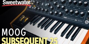 Moog Subsequent 25 Analog Synthesizer Demo by Daniel Fisher