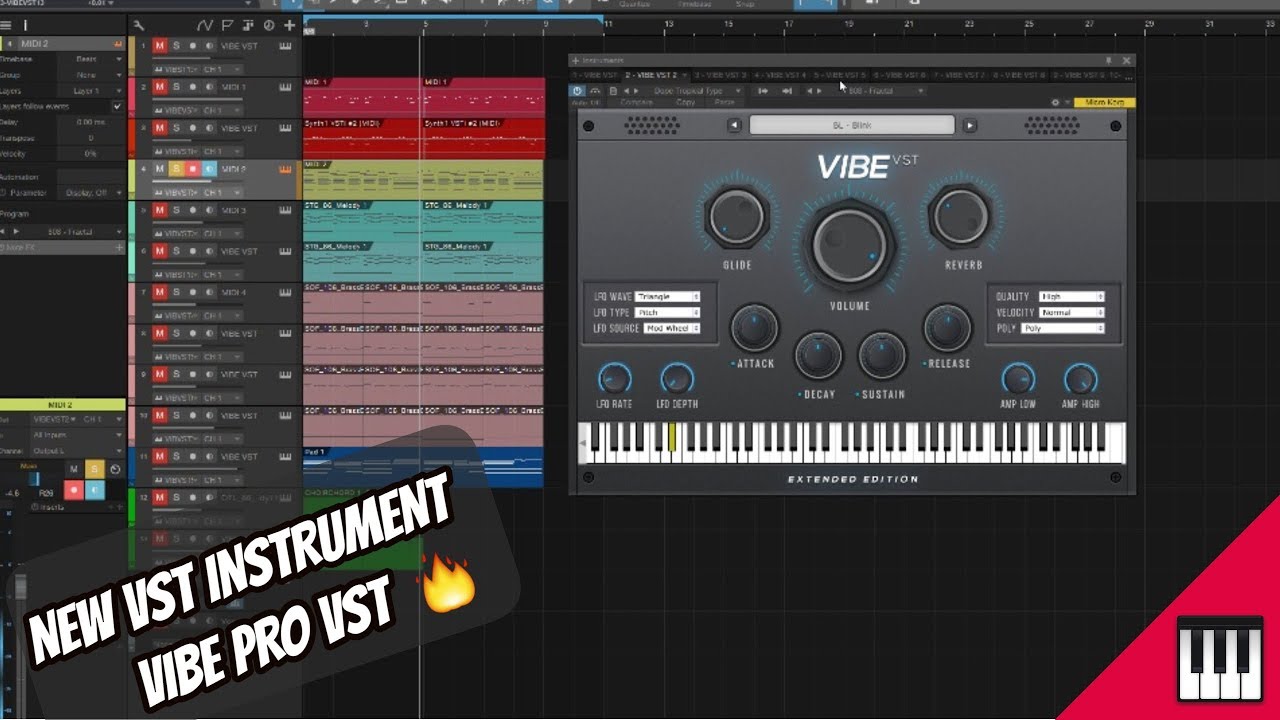 NEW Vibe Pro VST Instrument [ DrumKit & More ]