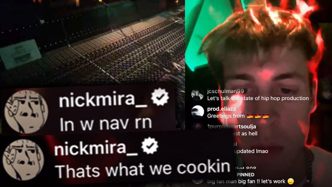Nick Mira Studio Cookup With Nav [IG Live]