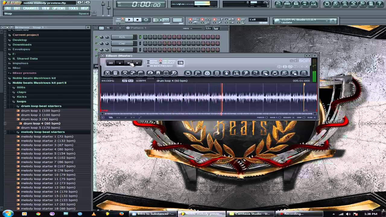 “Noble Beats Illustrious Drumkit Part I” 800 downloads *MOST TALKED ABOUT KIT*