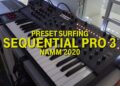 Preset Surfing the Sequential Pro 3 at NAMM 2020