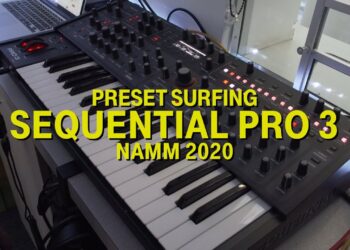 Preset Surfing the Sequential Pro 3 at NAMM 2020