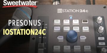 PreSonus ioSTATION 24c 2×2 Interface and Controller Demo