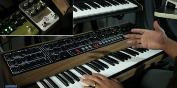 Prophet 5 with Universal Audio Golden Reverberator – UAFX Reverb Pedal