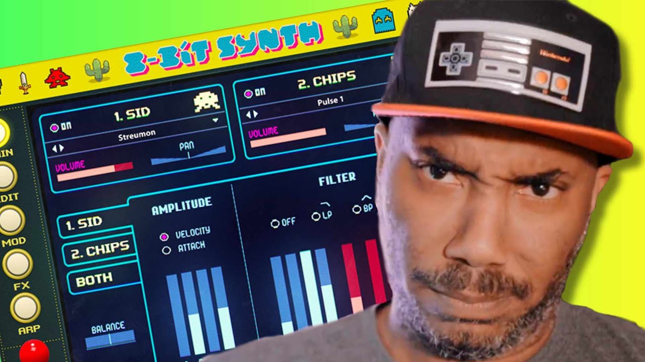 Retro Video Game Trap Beat Making UVI 8-bit Synth VST Plugin