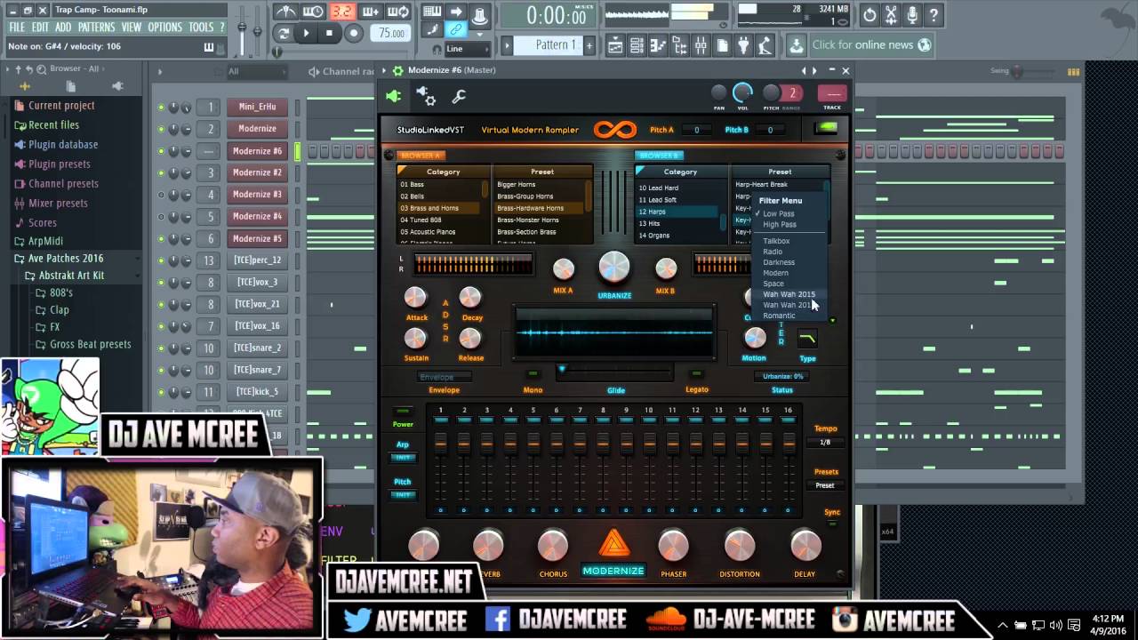 Review: StudioLinkedVST Modernize Synth