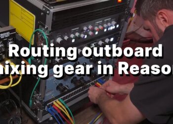 Routing outboard mixing gear in Reason