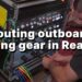 Routing outboard mixing gear in Reason