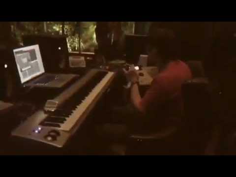 Scott Storch in his home studio 2012 LA