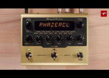 Sound Demos: AmpliTube X-VIBE modulation pedal – part of the AmpliTube X-GEAR guitar pedals line