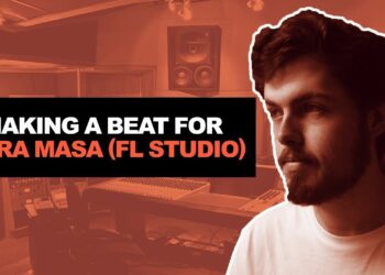 STOCK DRUMS ONLY CHALLENGE! MAKING A HIP HOP BEAT FOR MURA MASA IN FL STUDIO 12