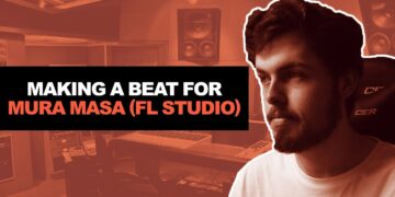 STOCK DRUMS ONLY CHALLENGE! MAKING A HIP HOP BEAT FOR MURA MASA IN FL STUDIO 12