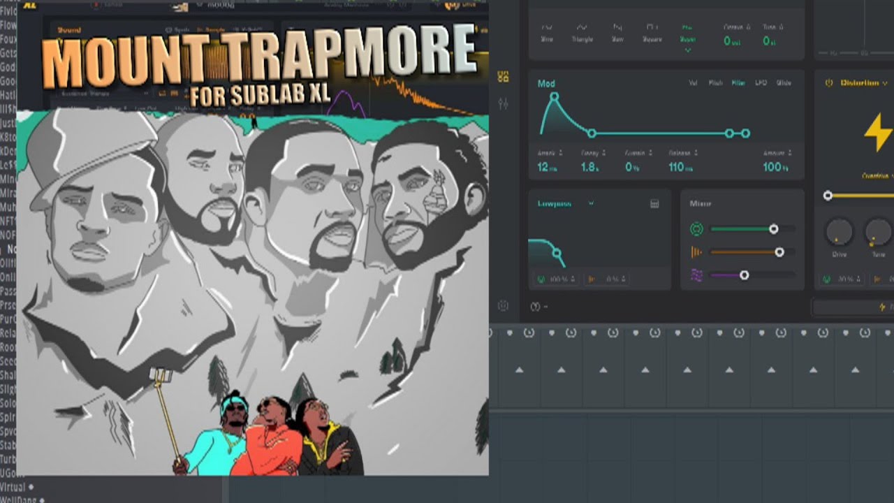 Sublab XL Presets & One Shot 808 Collection – Mount Trapmore