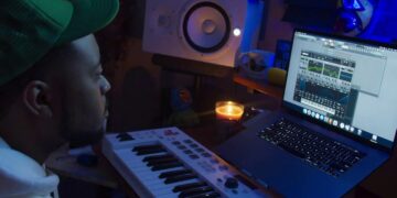 Supah Mario Cooking Up in His Home Studio