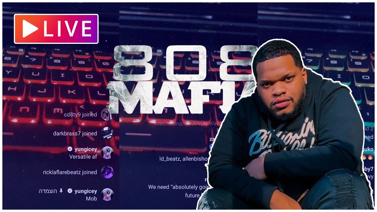 Tarentino (808 Mafia) Plays 2022 Beats on IG Live