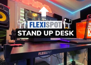 The BEST DESK FOR YOUR HOME STUDIO! (FlexiSpot Standing Desk Review)