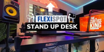 The BEST DESK FOR YOUR HOME STUDIO! (FlexiSpot Standing Desk Review)