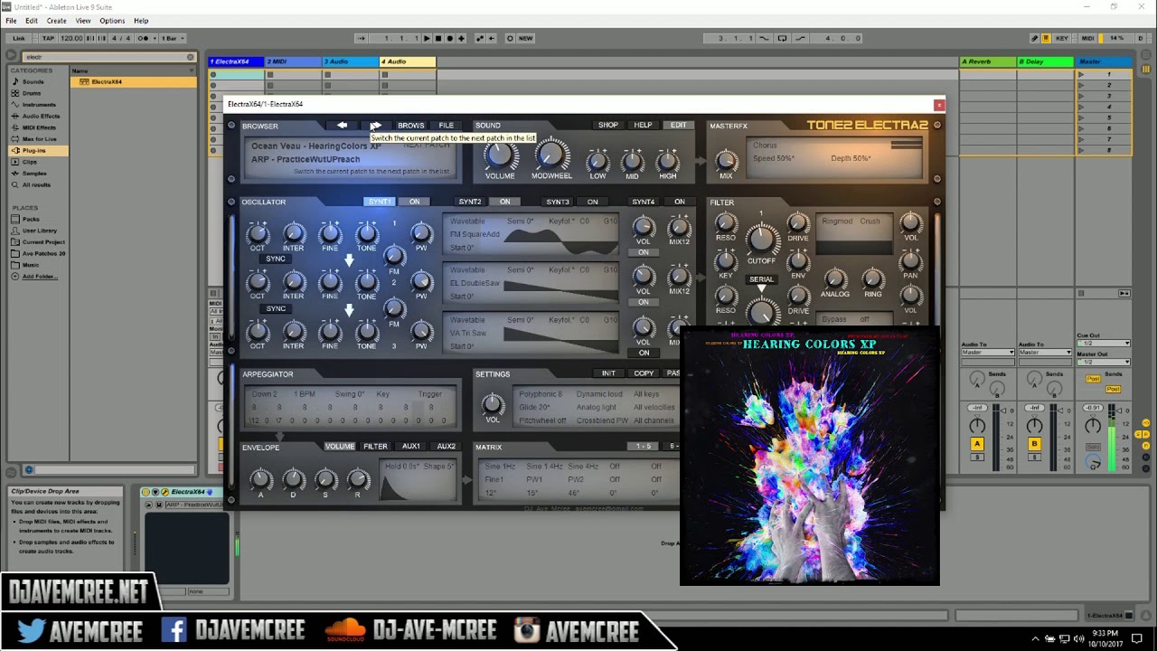 Tone2 ElectraX | Hearing Colors XP | WalkThru | 50 presets
