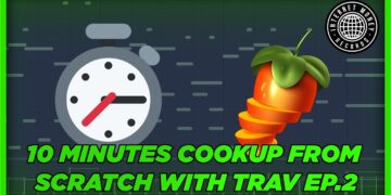 TRAV MAKES A HARD BEAT FROM SCRATCH IN 10 MINUTES EP. 2 | FL STUDIO