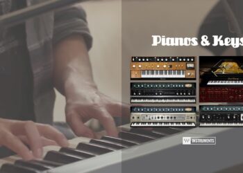 Trying Out Waves Pianos & Keys in a Songwriting Session