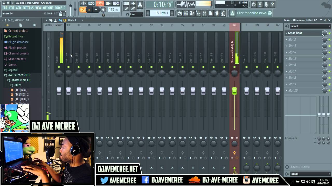 Twitch.tv beat cook up session highlight collabo w/A9one