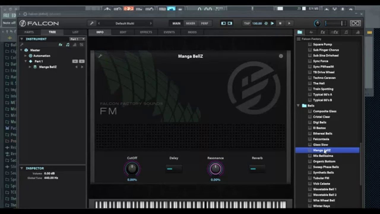 UVI Falcon VST synth bells are sick!!!!!