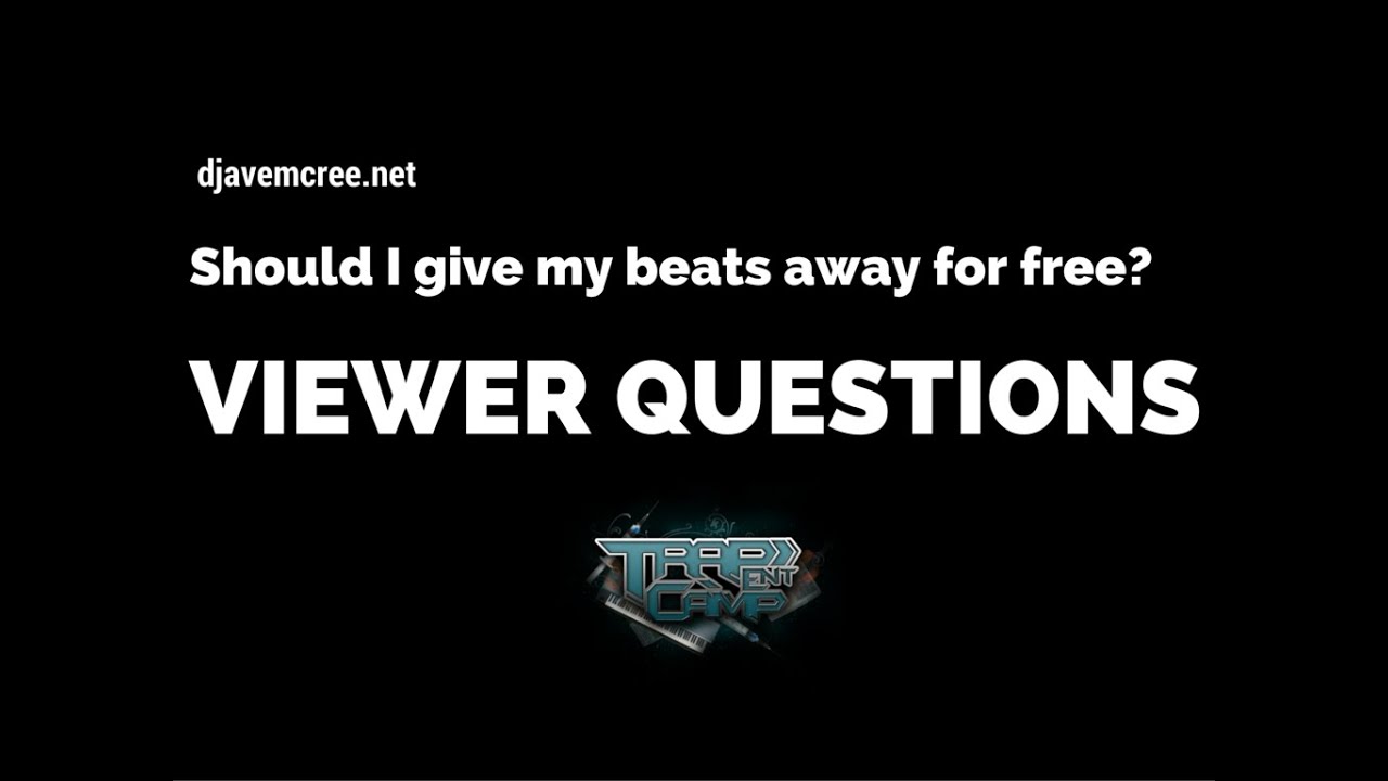 Viewer Q&A: Should I give my beats away 4 free?