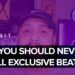 Why Music Producers Should Never Resell Exclusive Beats