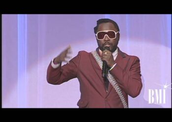 will.i.am accepts the BMI President’s Award at the 2010 BMI Urban Awards
