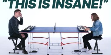 World’s FIRST ever game of Chord Progression Ping Pong | David Bennett Piano & Bryn Bliska