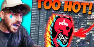I ATE THE WORLD’S HOTTEST CHIP AND MADE A BEAT FROM SCRATCH !