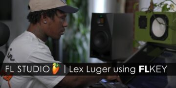 Novation FLkey | Lex Luger making a beat using FLkey