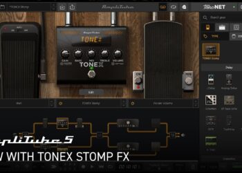 AmpliTube Gets TONEX Stomp: Free update adds pedal Tone Models