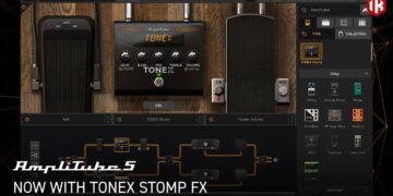 AmpliTube Gets TONEX Stomp: Free update adds pedal Tone Models