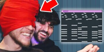 Nick Mira Makes A Beat BLINDFOLDED