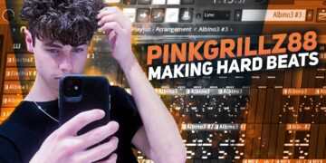 PINKGRILLZ88 MAKING HARD BEATS ON STREAM *from scratch*